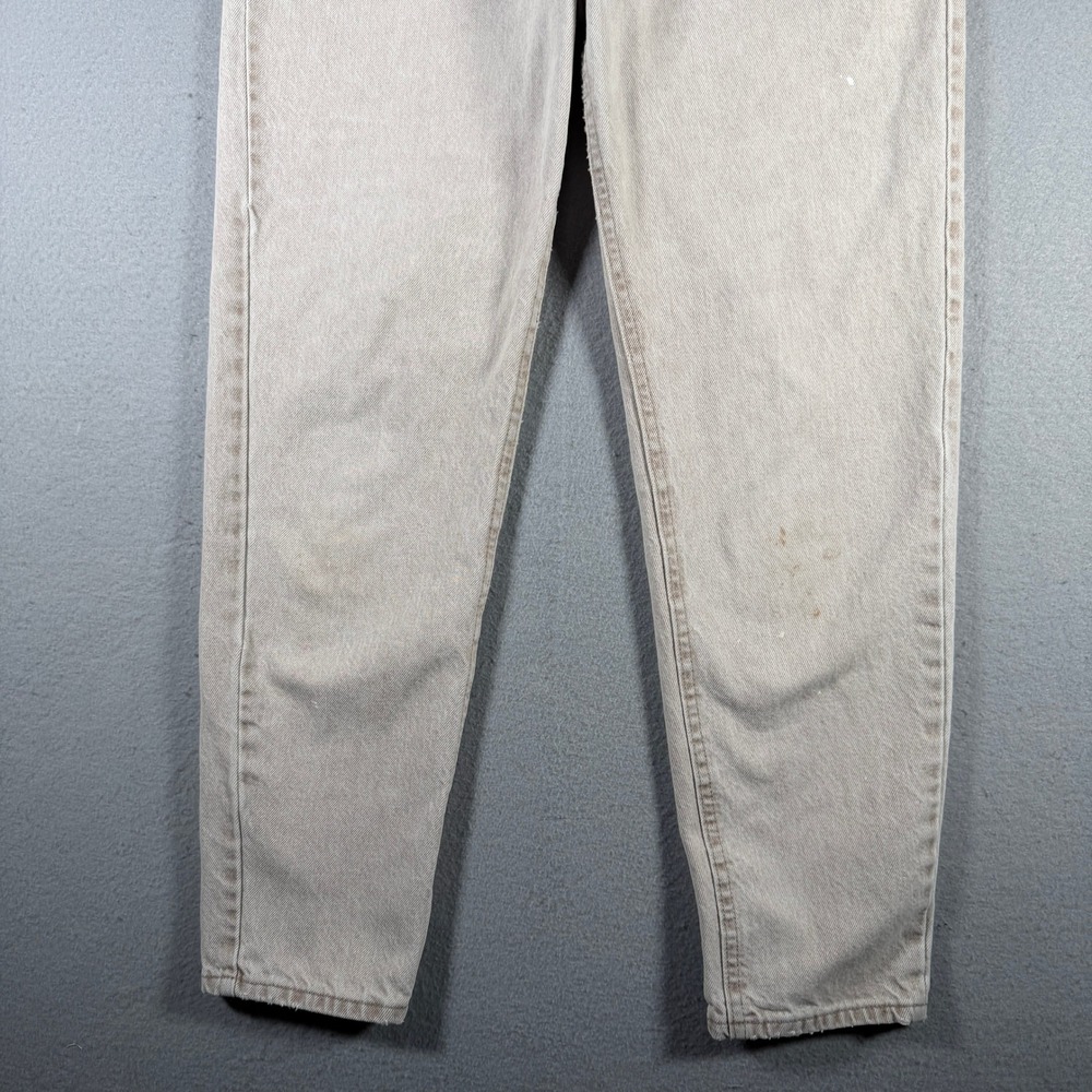 Lee Vintage High Waisted Mom Jeans Tan Tapered Leg Denim Pants 29x29 - Picture 4 of 15